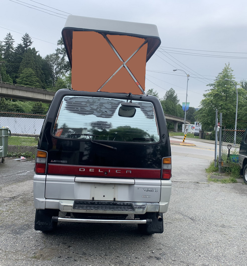 Toyota Hiace with pop top delica poptop